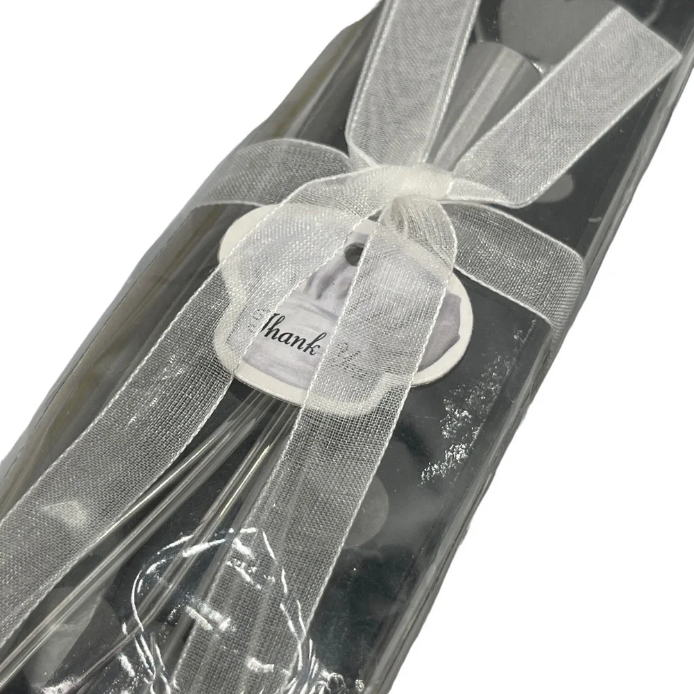 Set of 4 Whisked Away Hand Wire Whisk Heart Cooking Thank You Gift Idea Favors
